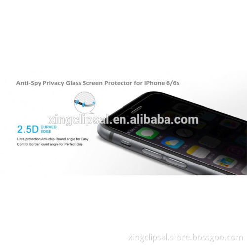 China factory OEM /ODM for iphone 6 privacy tempered glass screen protector